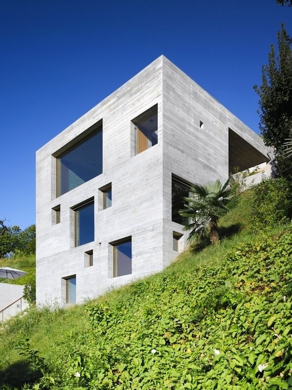 New Construction House by Wespi de Meuron Architekten #concrete #architecture #cube