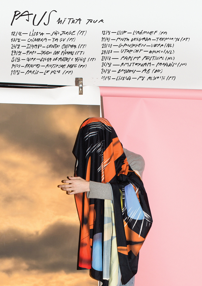 Paus Tour Poster, Braulio Amado #poster #tour #paus #typography