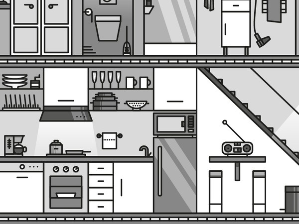 Kitchen #illustration