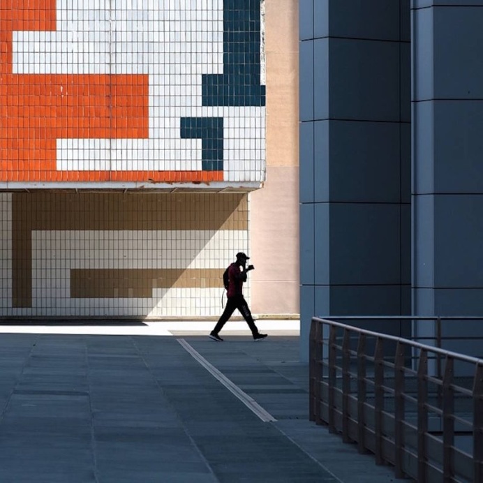Geometric Abstraction and Minimalistic Compositions in Urban Structures by Julian Schulze