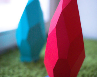 Papercraft Lamp - Like a Diamond