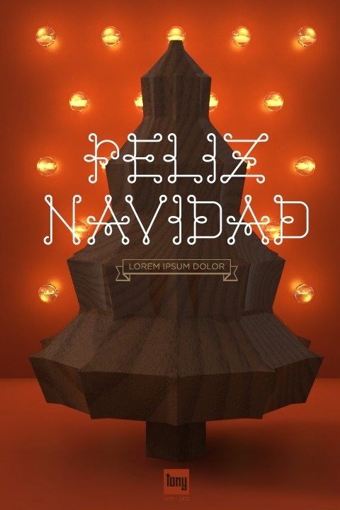 Feliz Navidad 2011-2012 on the Behance Network #christmas