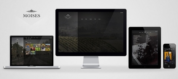 Web Design and Branding for Wine Producer Moises Wines | Skuba Design Studio #responsive #design #wine #website #mobile #web