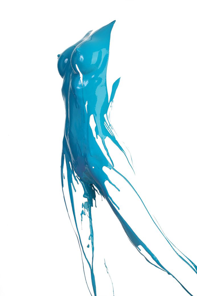 Playful Splashes of Paint Reveal Human Forms – Fubiz Media
