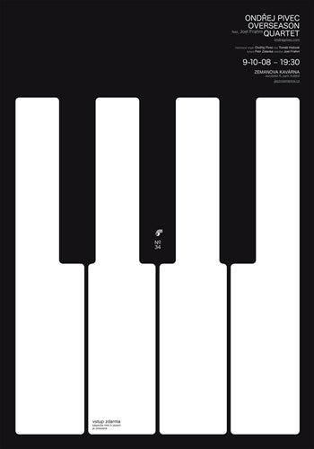 Skakala; poster designs #music #piano #concert #keyboard