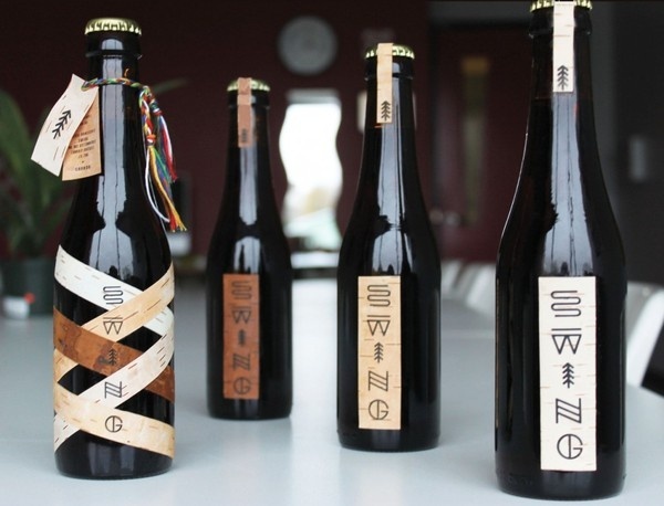 Swing microbrewery #logo #packaging