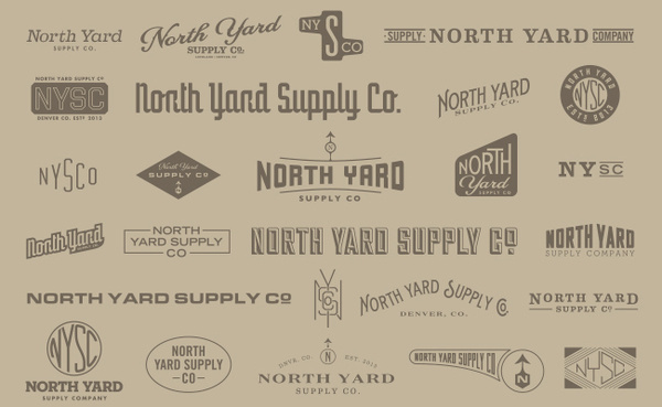 Visualgraphc #north #logos #lockup #yard #typography