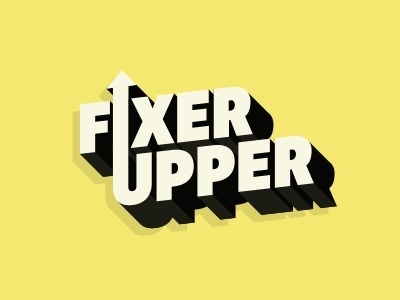 Fixer Upper #type #typeface #rucksack
