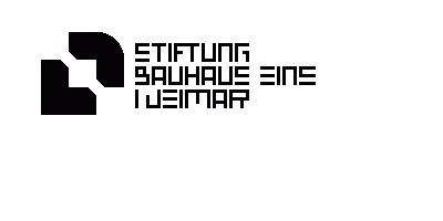 STIFTUNG BAUHAUS EINS WEIMAR #logo #bauhaus #white #black