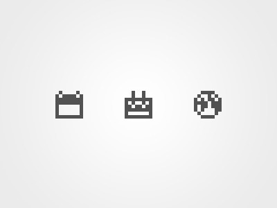 Dribbble - Icons by Pim de Wit #vector #icons #pixel