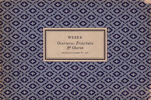 Penguin Scores no. 8: 1950 #garamond #pattern #musical #tschichold #jan #music #penguin #score