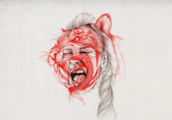 Wildlife V Art Print #illustration #society #6