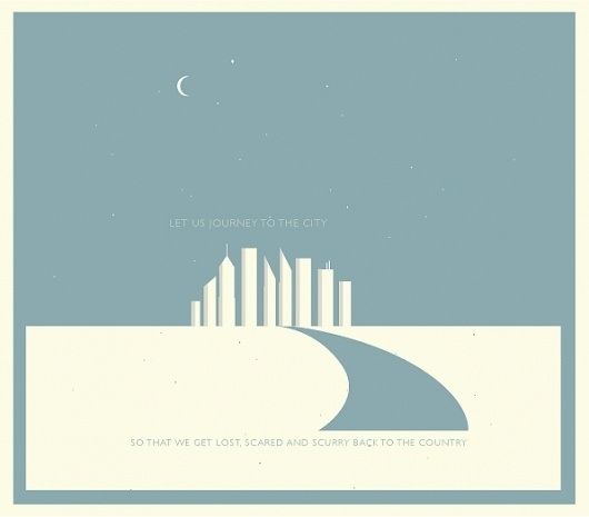 the city #city #print #design #graphic #poster #neutral
