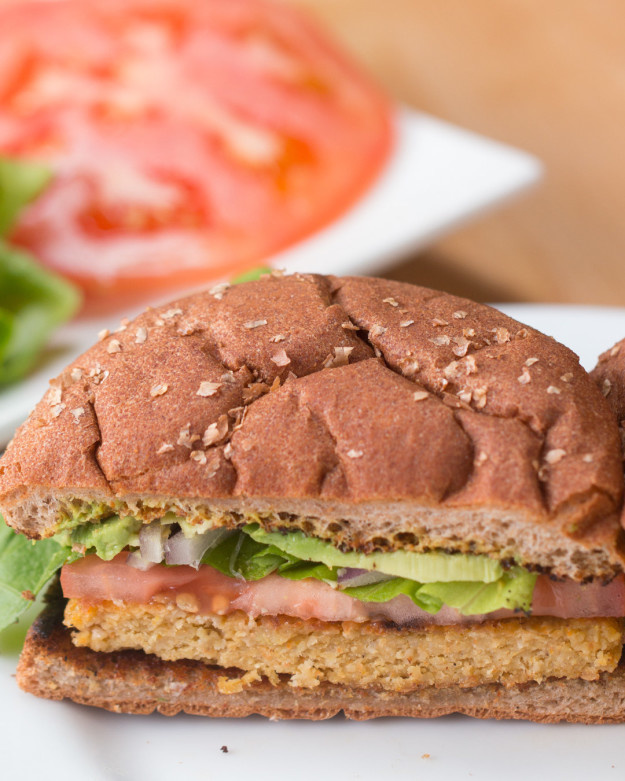 Carrot & Chickpea Veggie Burger