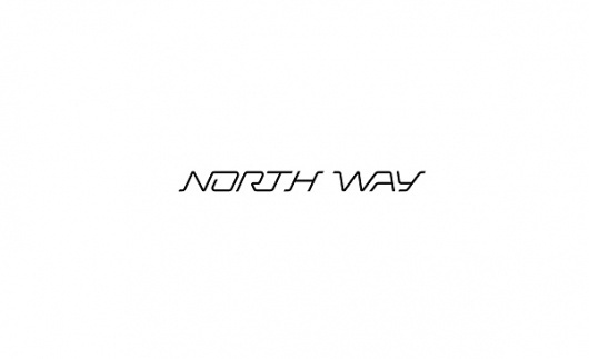 The One Color Logos Collection on the Behance Network #north #white #way #black #logo
