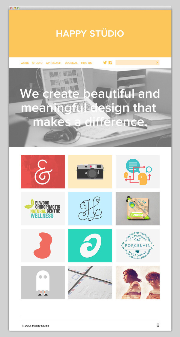 Happy Stüdio #website #layout #design #web