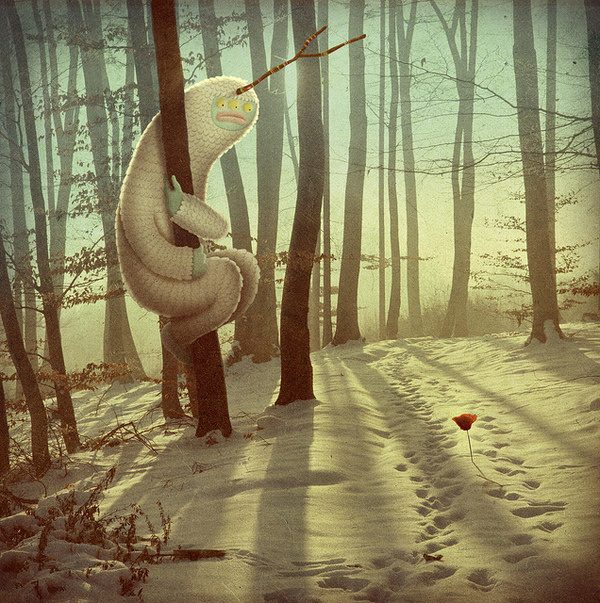 illustrations on photos! by Juan Carlos Paz Gómez #monster #photo #illustration