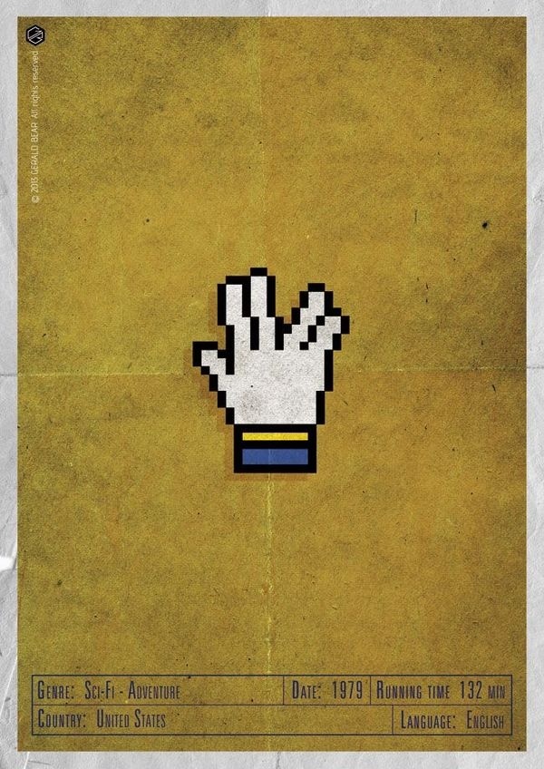 H-and Movie #movie #and #design #sci #fi #gerald #vintage #poster #web #prosperity #bear #peace #hand