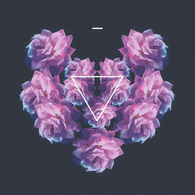 the love club. #album #design #graphic #triangle #art #collage #flowers