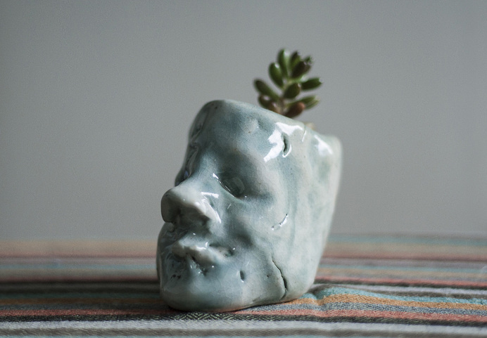 claudia sasaki #plants #design #terrarium #home #sculptures #art #pottery