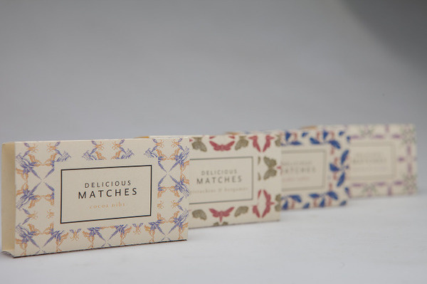 Delicious Matches by Nicolo Arena #packaging #pattern #box #matches #match