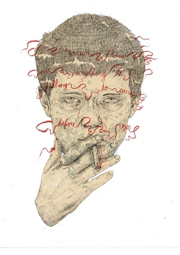 ian curtis / Self destruction by heymikel #illustration