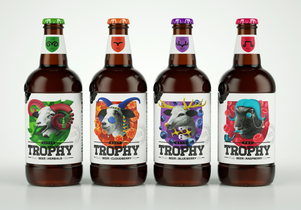 Trophy Beer (Concept) on Behance #packaging #beverage