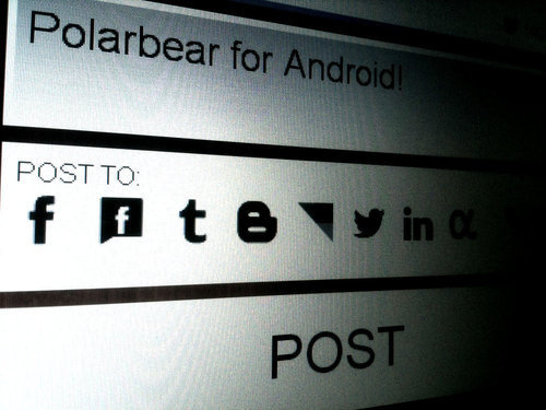 Polarbear for Android private beta #polar #smartphone #design #beta #tablet #app #polarbear #earlyadopter #android #startup #bear #privatebeta