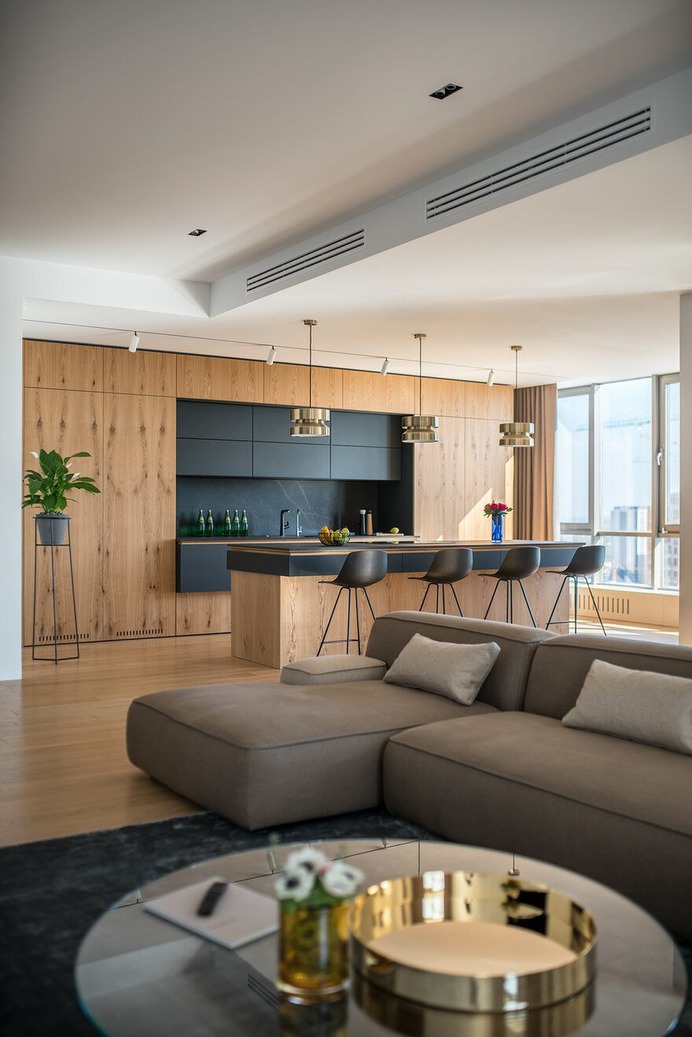 Minimalist Interior Designed by ZOOI for a Young Family