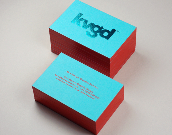 1KVGD #business #card #stamp #foil