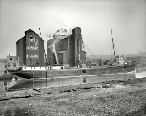 North Star: 1910 | Shorpy Historic Photo Archive #type #lettering #boat