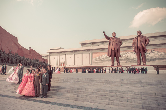 North Korea From The Bus Window by Demi Poulpe