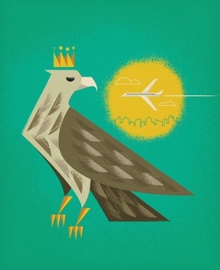 Flickr: Brent Couchman's Photostream #crown #illustration #eagle