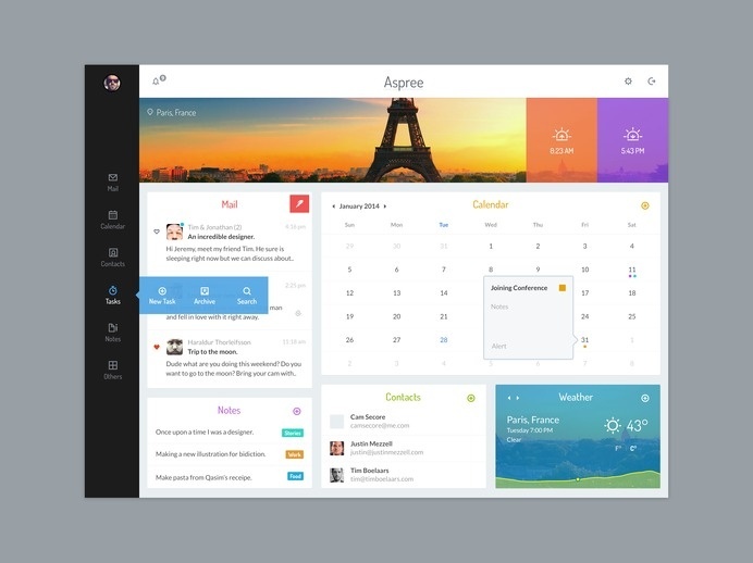 Simple retina #dashboard