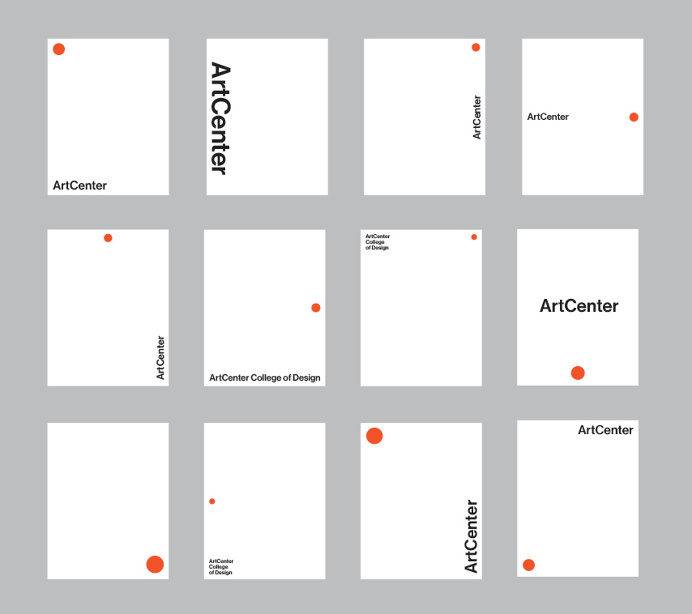 New Logo and Identity for ArtCenter #arts #college #university #logo #identity #minimal #helvetica #layout #system #flexible