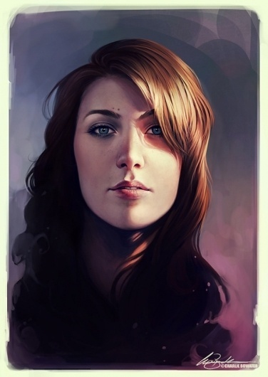 2DArtist Portrait by Charlie - Charlie Bowater - CGHUB #illustration #art #girl