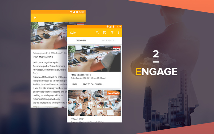 Visit the #meeting you are dreaming about and make one on your own with #Event #Calendar. https://mobilunity.com/portfolio/event-calender/