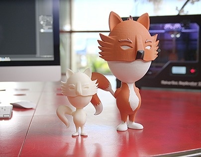Adobe 3d Printed Toy #print #kidrobot #munny #adobe #dunny #toy #3d