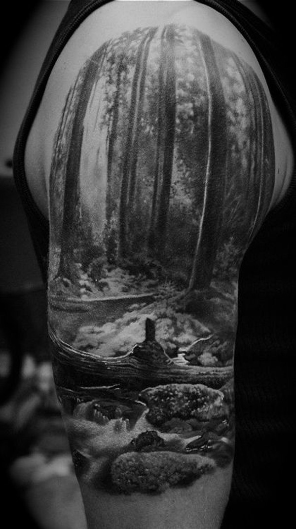 Enchanting. This forest was marvelously done to copy a real place close to perfection