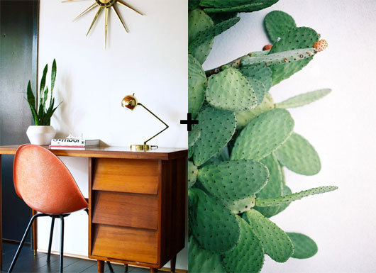 mid century modern desk #interior #design #decor #deco #decoration
