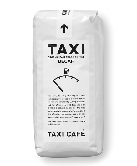 TAXI CAFÉ White | Shiro to Kuro #white #packaging #black #and #coffee #minimalist