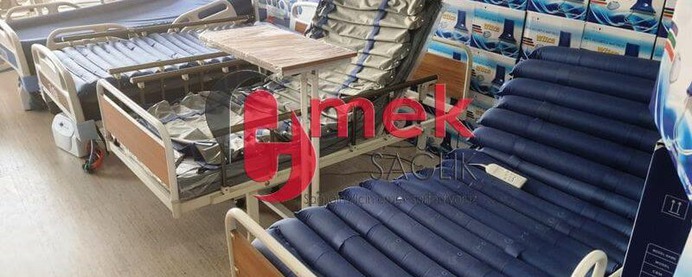 Evde kullanım için hasta yatakları