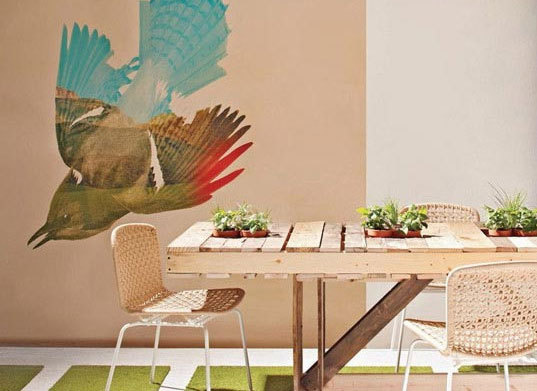 Recycled Wood Shipping Pallet Table #diy #table