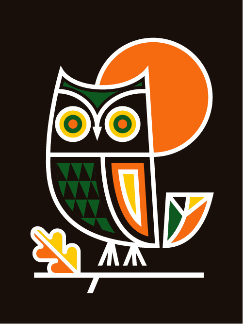 LabPartners_HappyHalloween #lab #illustration #owl #partners