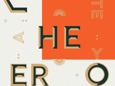 type, beveled, color