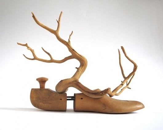 Dan Bina, Hermes #found #sculpture #bina #dan #wood #photography #art #object