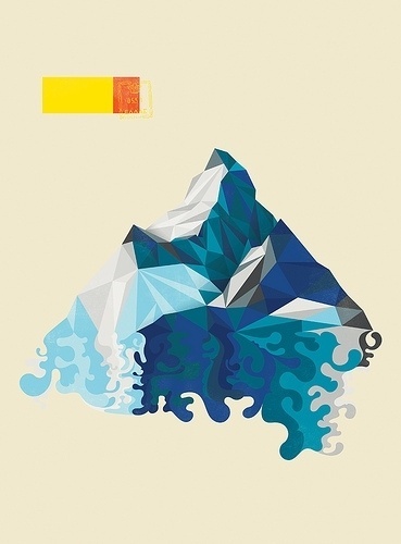 5357482994_df99b4a495.jpg 369×500 pixels #mountain #cubist #poster