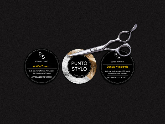 Punto Stylo is a Hair Boutique located in León Guanajuato, Mexico. #design #graphic
