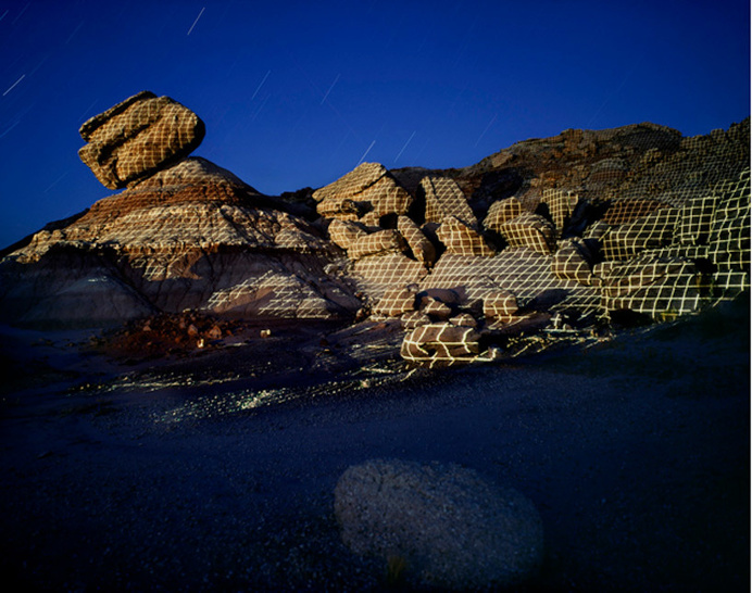 jim sanborn: topographic projections and implied geometries series