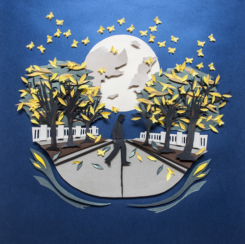 Vuelo Amarillo Catherine Ortega #collage #colours